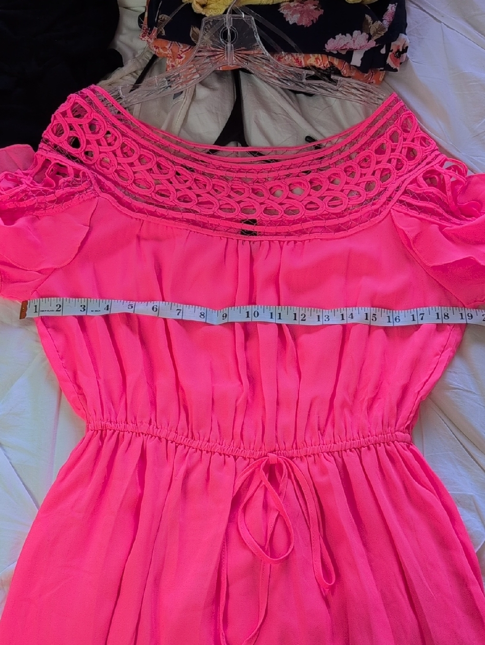 Si Style👗 | Womans | Pink 3/4 Sleeve Dress/ Size Large - Picture 13 of 14